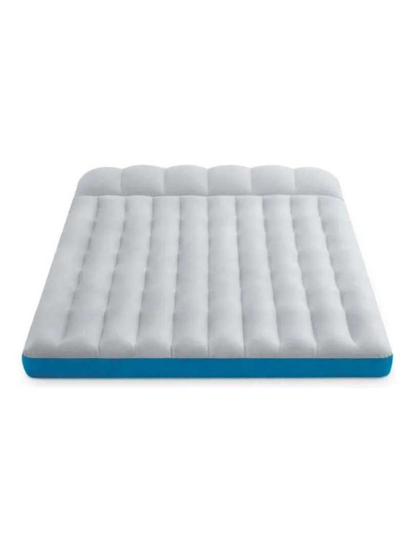 Matelas gonflable Airbed camping Fibertech 2 places - Gris