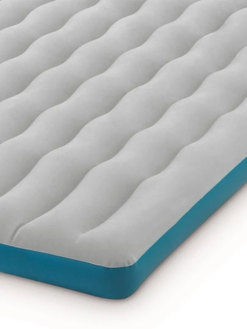 Matelas gonflable Airbed camping Fibertech 2 places - Gris