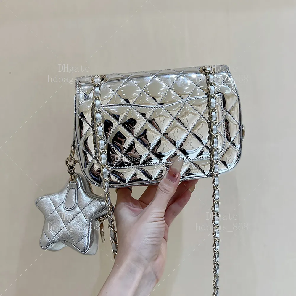 Mini Sacs À Rabat Star Mirror Mirror 1: 1 Sac De Luxe De Créateur De Qualité Sac Crossbody Sac Sac À Bandoulière Femme Sac En Cu