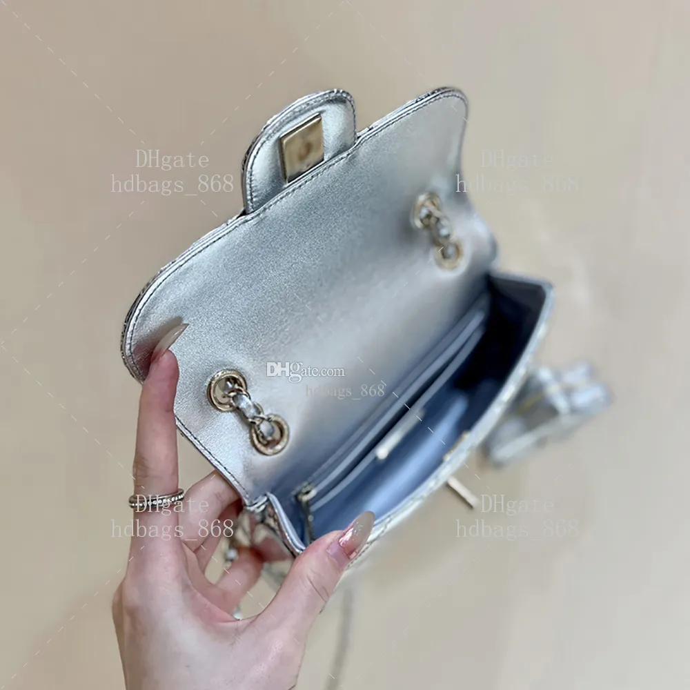 Mini Sacs À Rabat Star Mirror Mirror 1: 1 Sac De Luxe De Créateur De Qualité Sac Crossbody Sac Sac À Bandoulière Femme Sac En Cu