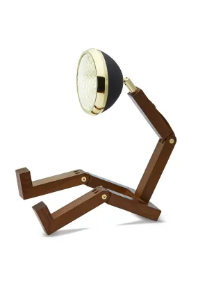 Mr. Wattson Original Wattson Table Lamp - Brass Matte Black - Trouva
