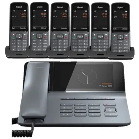 Pack Gigaset Fusion avec 6 combinés SL800H Pro