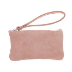 Petite pochette cuir rose pâle Maison Suzanne - Le petit Souk