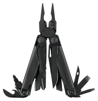 Pince multifonctions Surge Black 21 Outils Leatherman - Noir