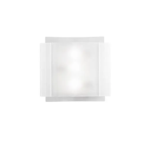 Plafonnier E27 LUCE DESIGN 38x35x7cm blanc Righe  - I-RIGHE-PL40