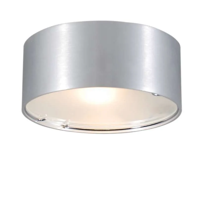 Plafonnier Phone rond en aluminium