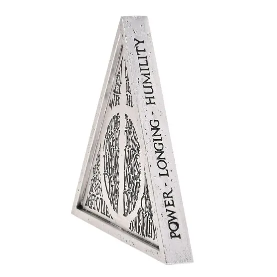 Plaque triangle Reliques de la Mort - Morsmordre Harry Potter