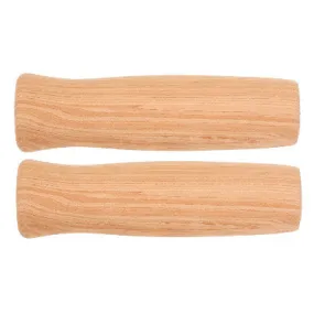 Poignées de vélo effet bois 127 mm Wood VELO