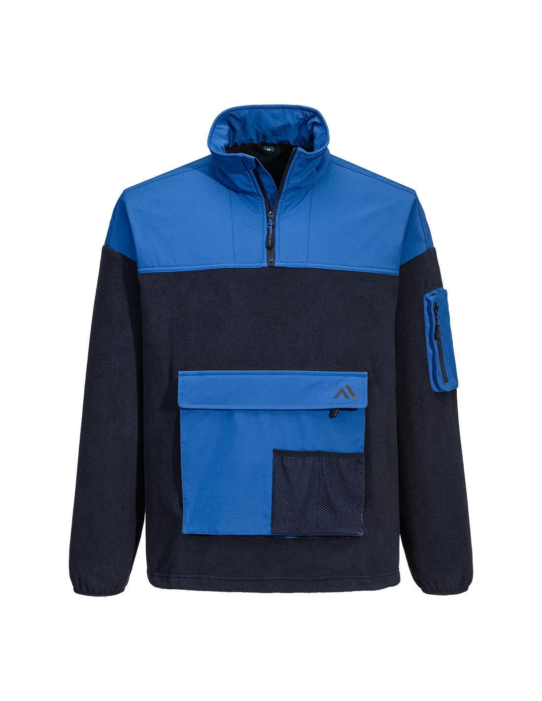 polaire kx3 1/4 zip - taille l - marine foncée / quartz - portwest
