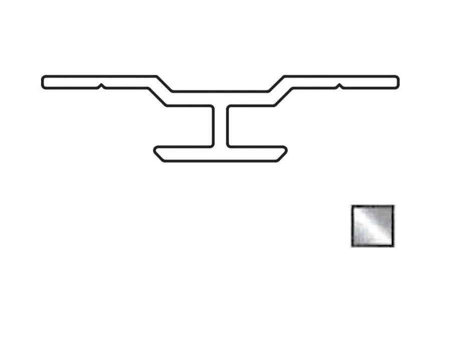 Profilé d'alignement pour panneau mural KINEWALL - KINWALL202HAB