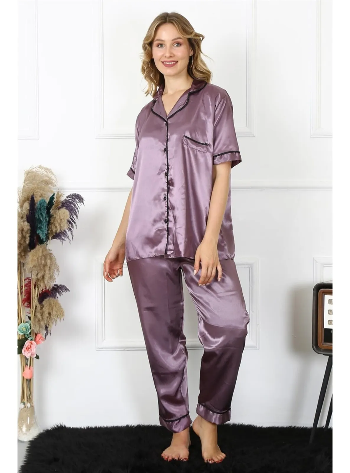 Purple - Plus Size Pyjamas