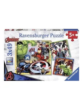 Puzzle 3x49 pieces Puissants Avengers - N/A