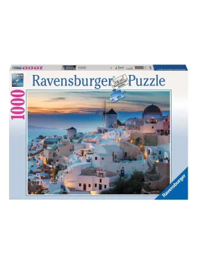 Puzzle Soirée au-dessus de Santorin - N/A