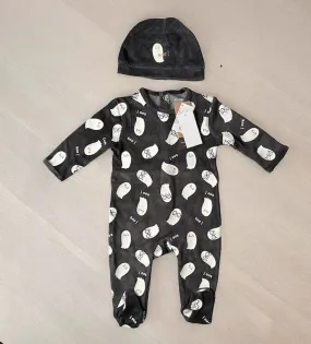 Pyjamas + bonnet Halloween 18 mois Kiabi - Kiabi - 12 mois  | Beebs