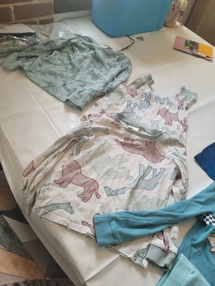 Pyjamas été garçon 5.6 ans - H&M - 5 ans  | Beebs