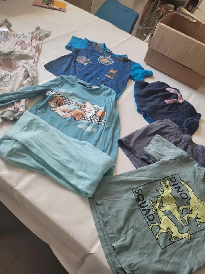 Pyjamas été garçon 5.6 ans - H&M - 5 ans  | Beebs