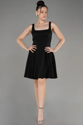 Robe De Soirée Courte Noir ABK2090