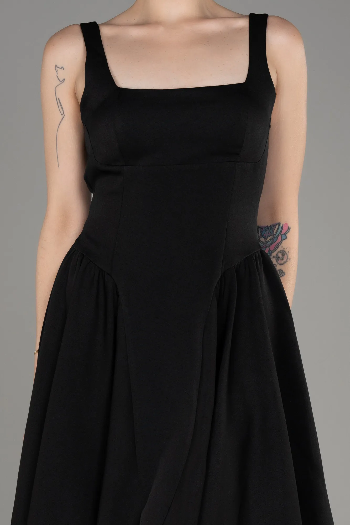 Robe De Soirée Courte Noir ABK2090