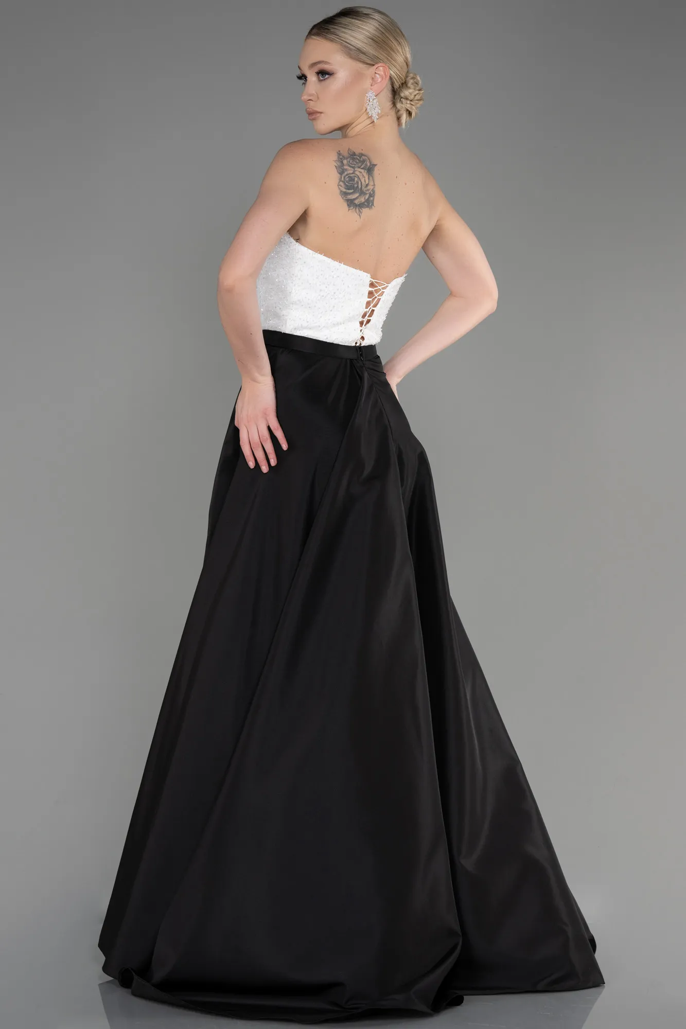 Robe De Soirée Longue Blanc ABU3779