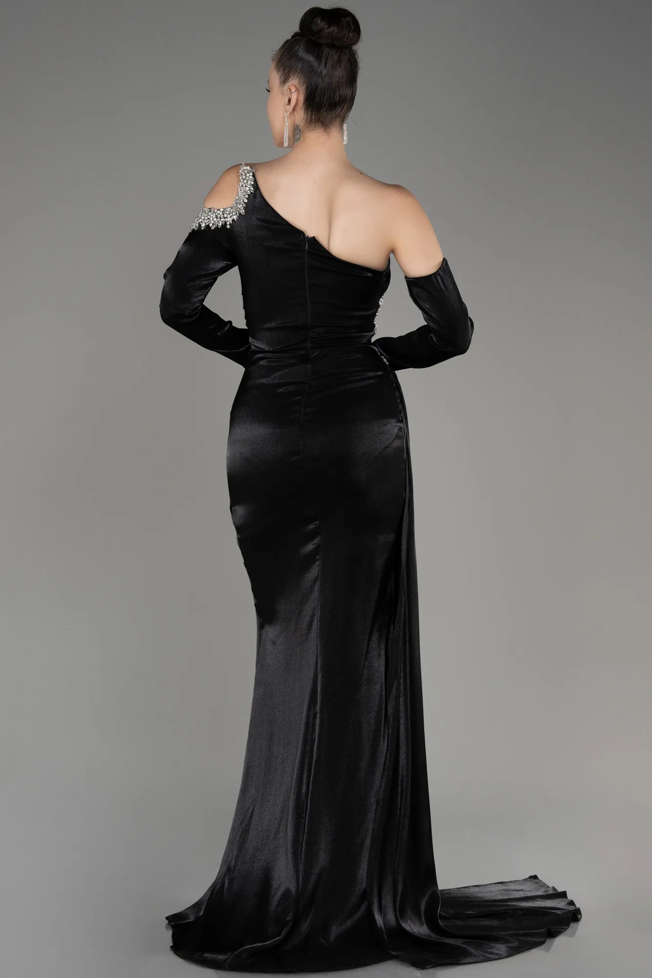 Robe de Soirée Longue Noir ABU3976