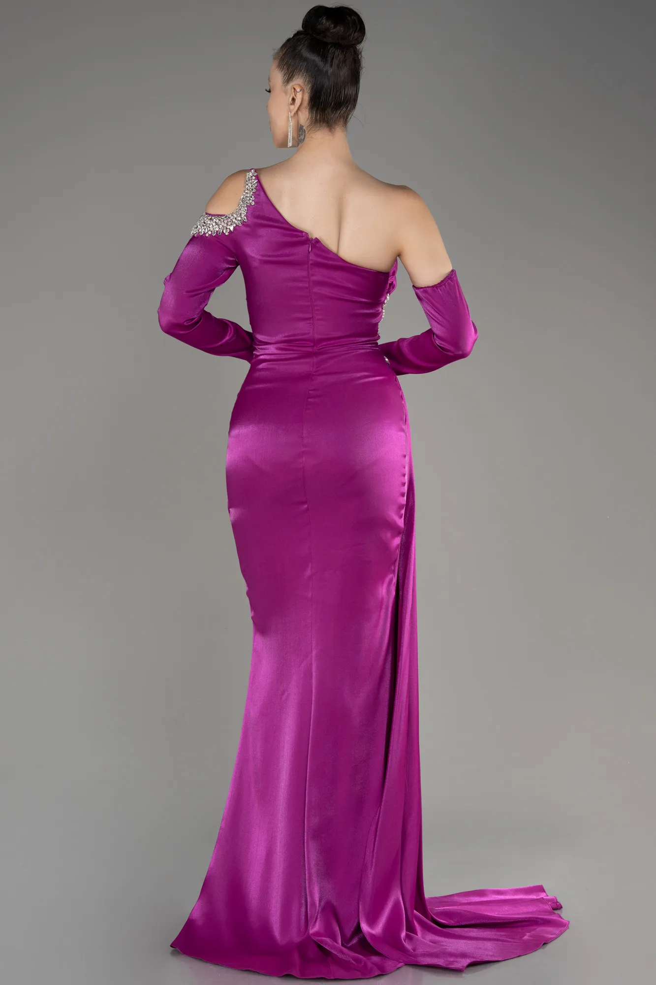 Robe de Soirée Longue Noir ABU3976