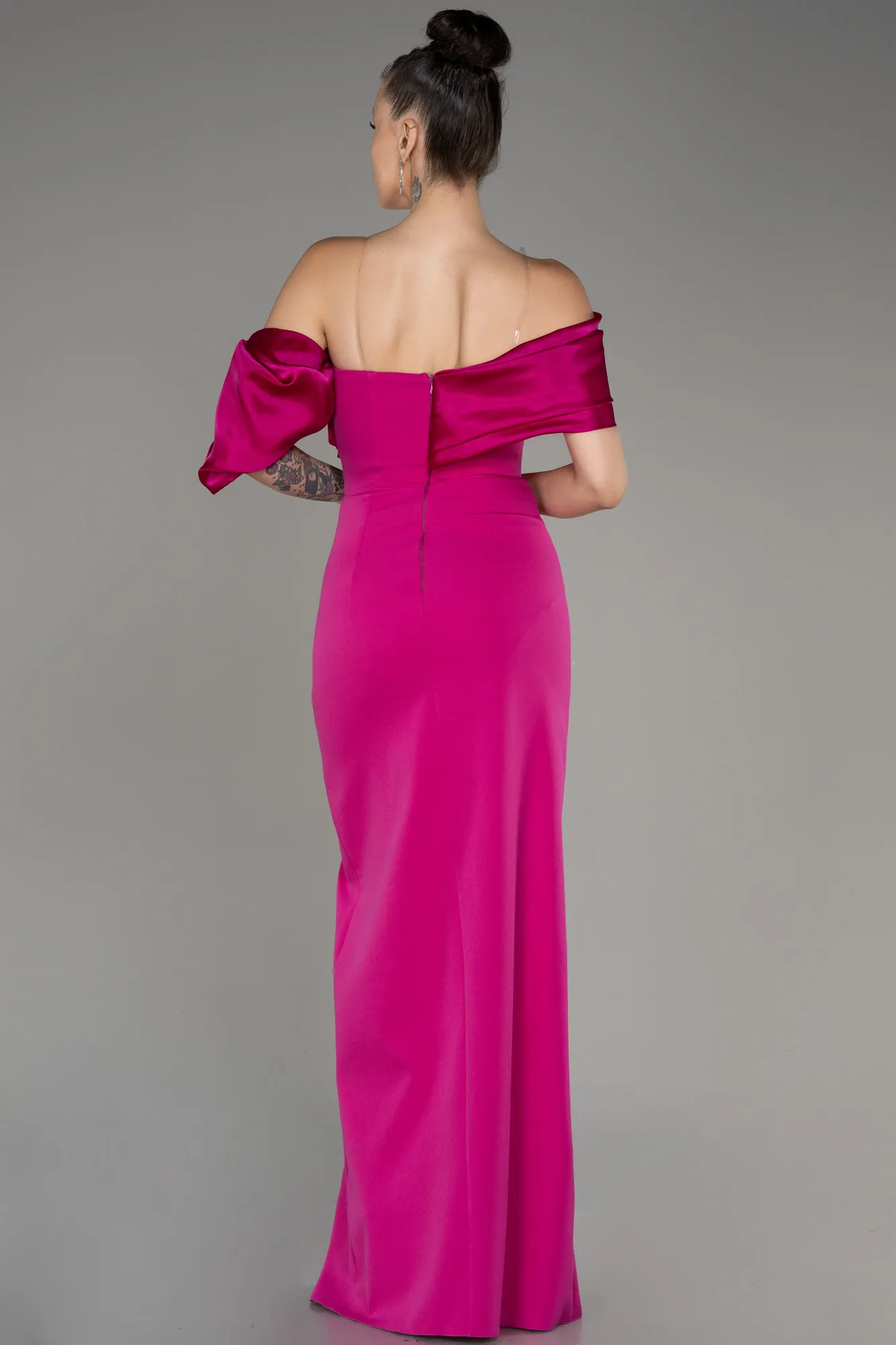 Robe de Soirée Longue Poudre ABU4024