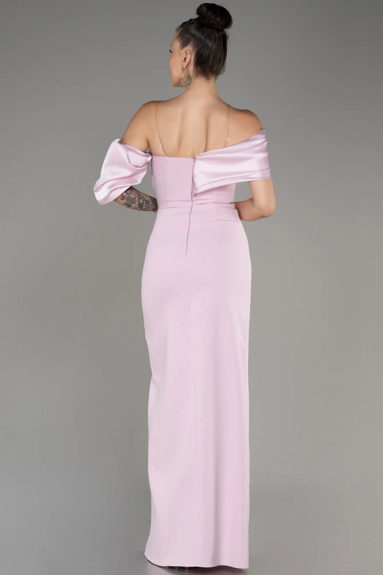 Robe de Soirée Longue Poudre ABU4024