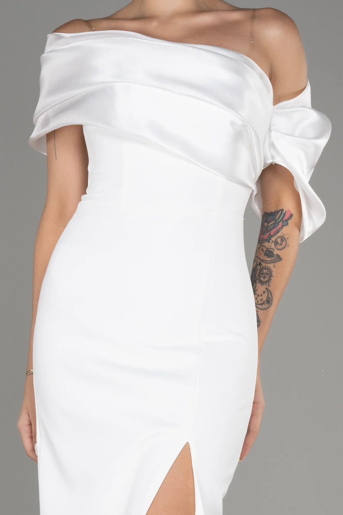 Robe de Soirée Longue Poudre ABU4024