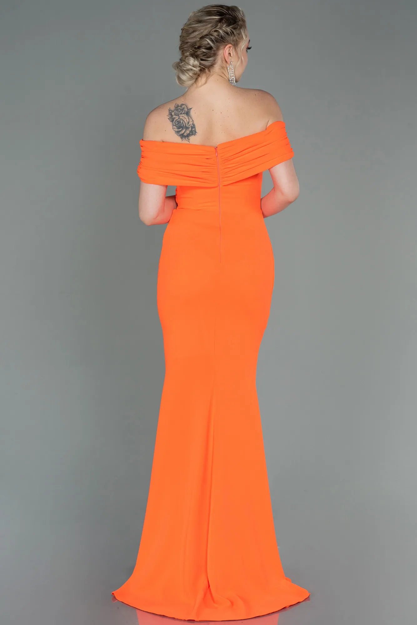 Robe de Soirée Longue Rouge ABU3156