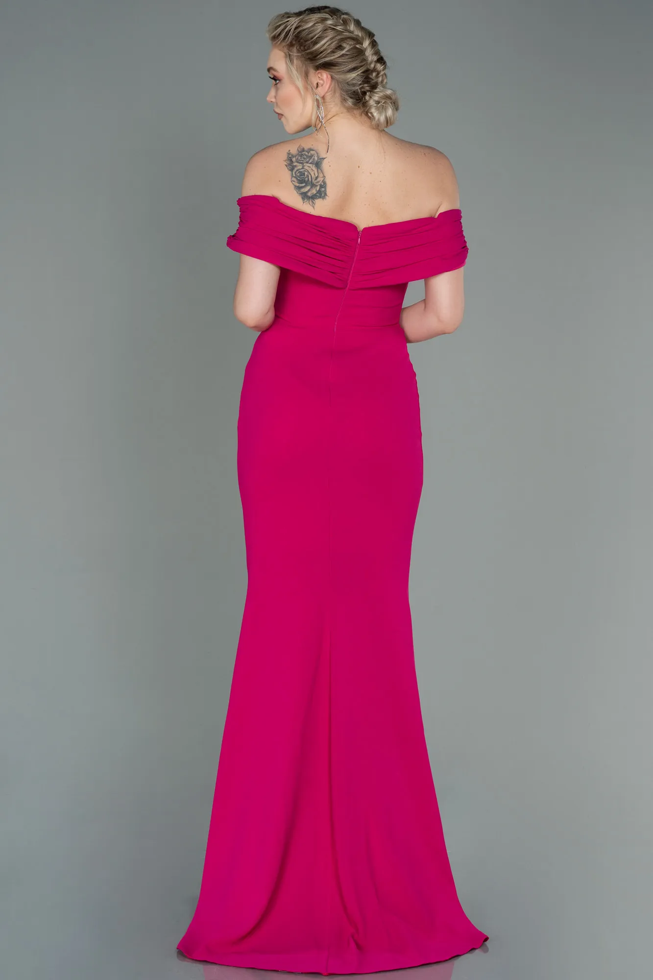 Robe de Soirée Longue Rouge ABU3156