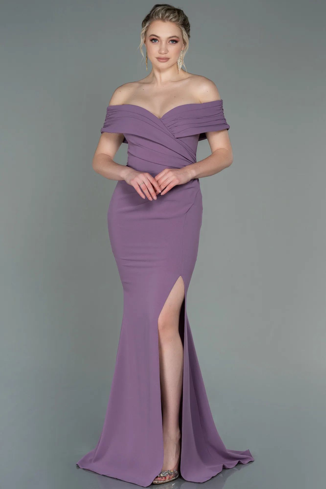 Robe de Soirée Longue Rouge ABU3156