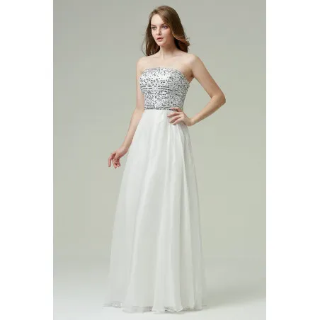 Robe de soirée star Blanche