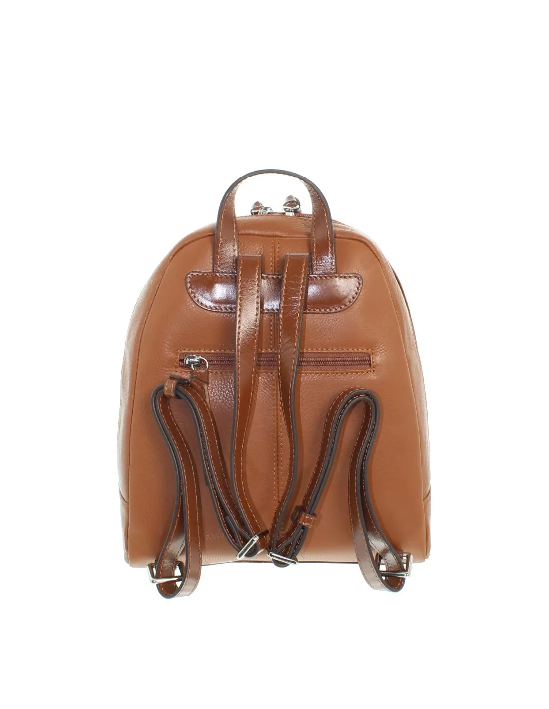 Sac à dos Francinel en cuir ref 44857 Camel 29*24*7,5