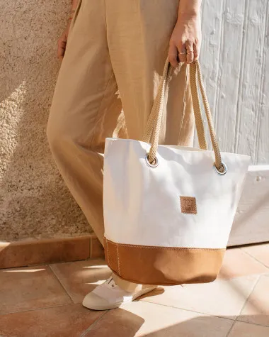 Sac à main Sandy · Cuir camel