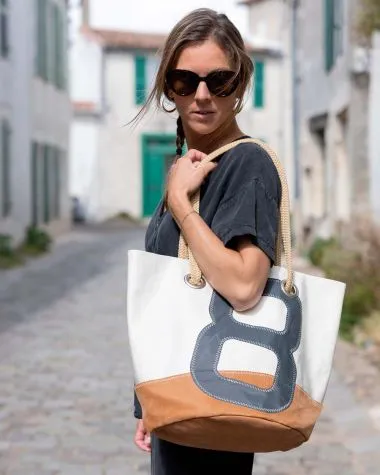 Sac à main Sandy · Cuir camel