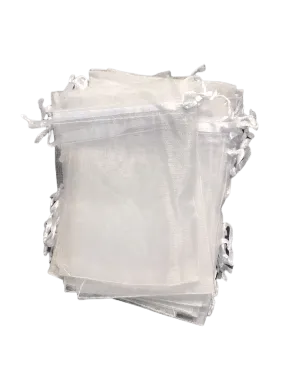 Sacs organza blanc (x50)