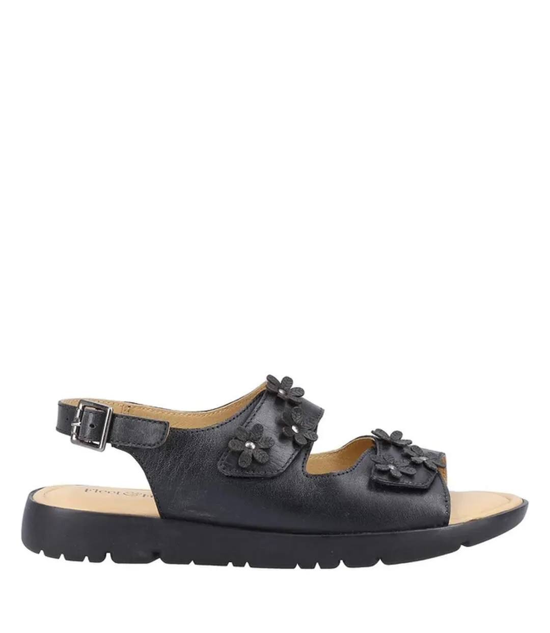 Sandales kara femme noir Fleet & Foster