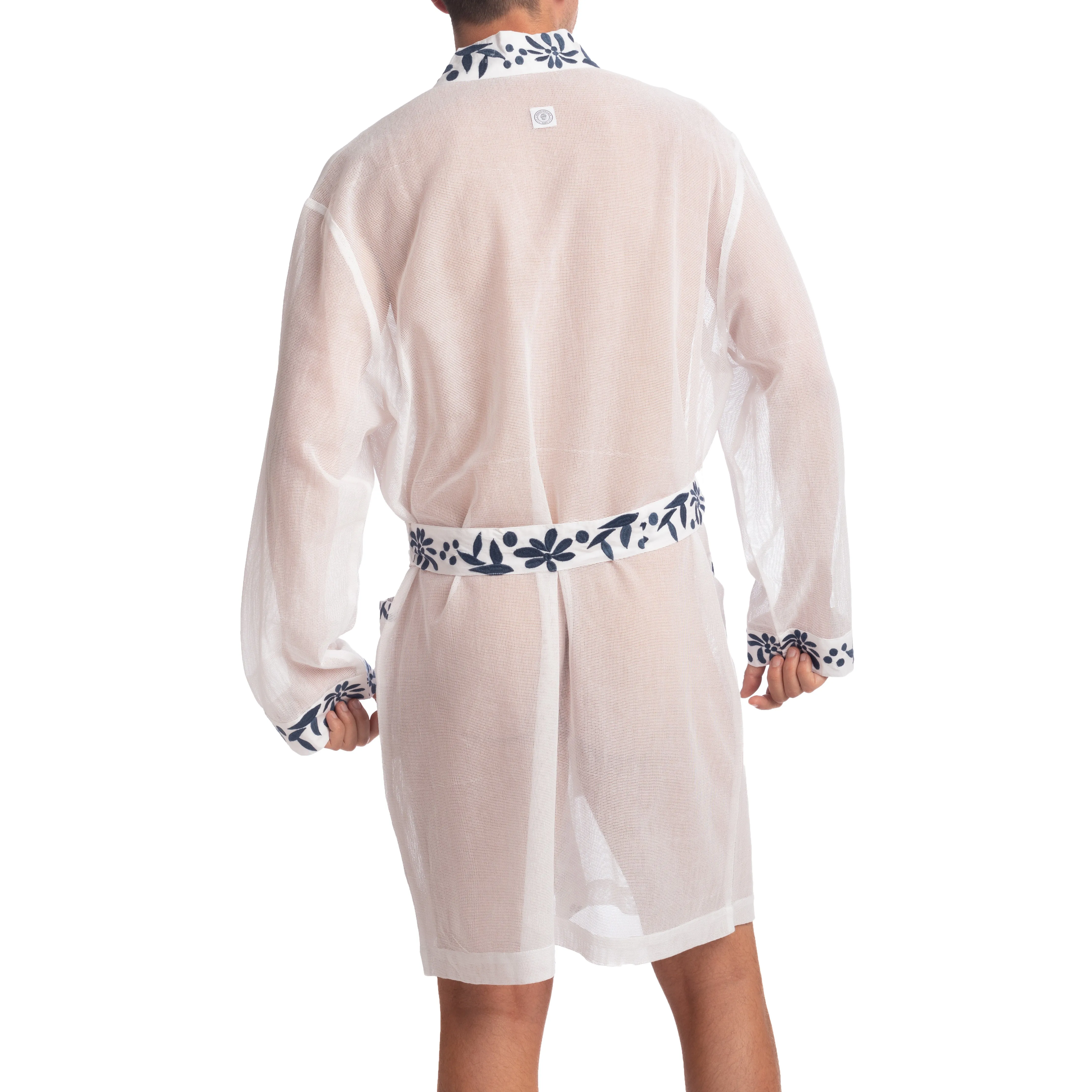 Santorini - Peignoir Kimono - L'Homme Invisible : vente peignoirs h...