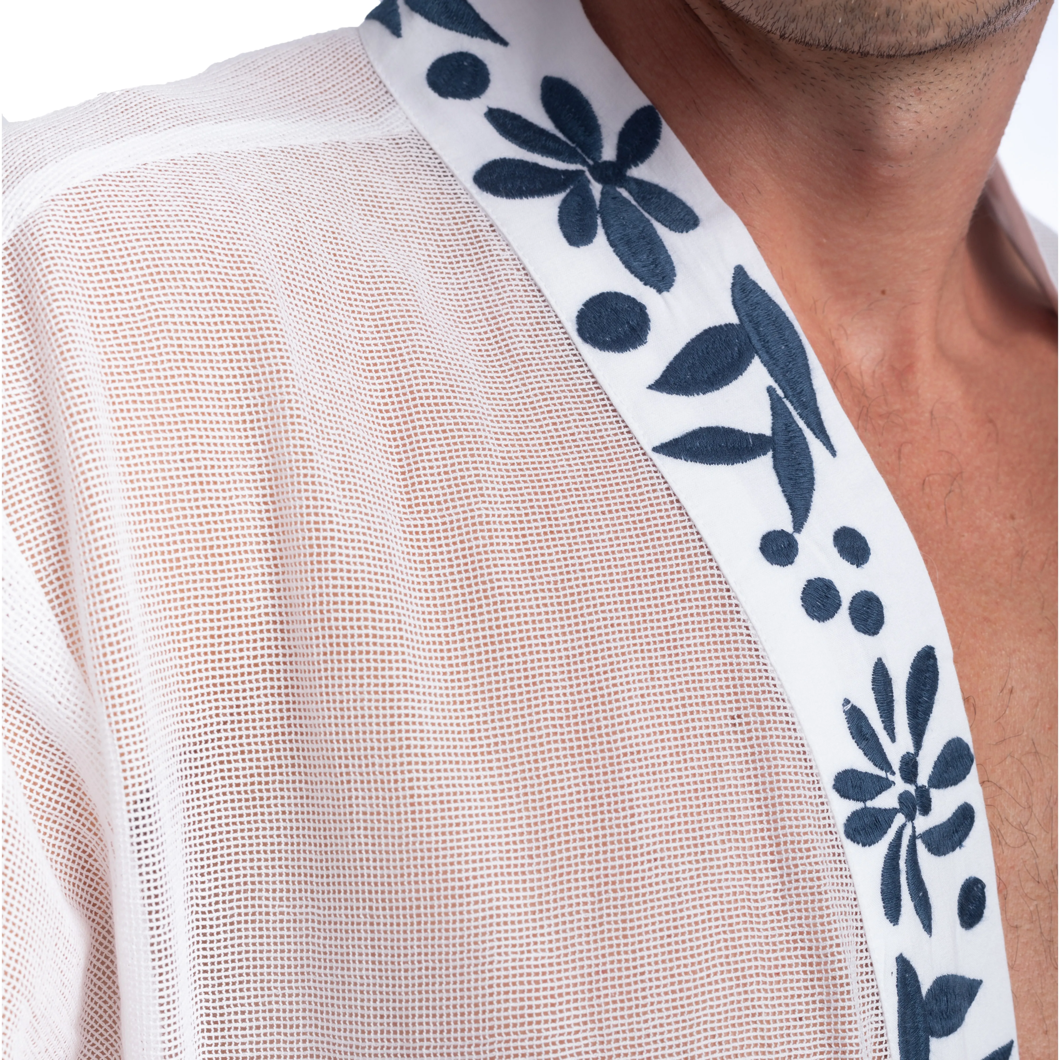 Santorini - Peignoir Kimono - L'Homme Invisible : vente peignoirs h...