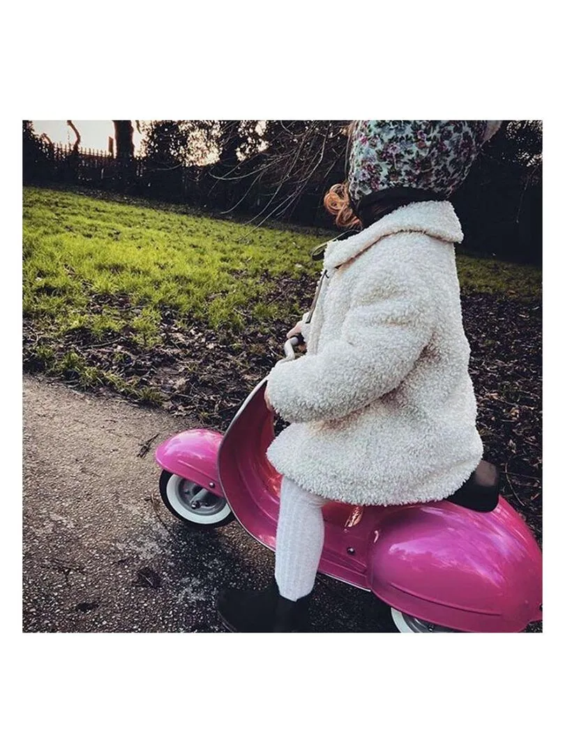 Scooter draisienne vintage Ride On Kids, Primo Rose - Rose