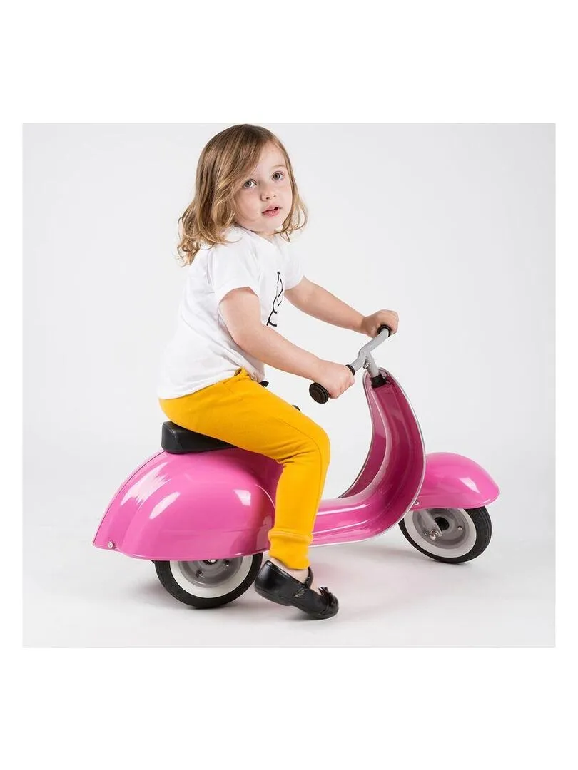 Scooter draisienne vintage Ride On Kids, Primo Rose - Rose