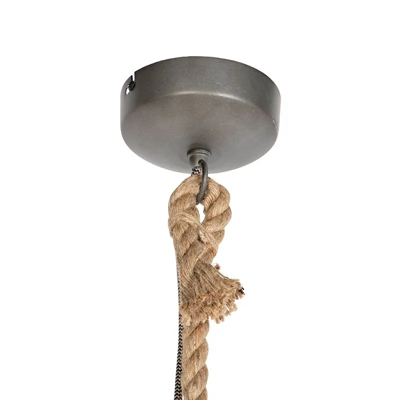 Suspension rustique en rotin - Calamus