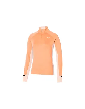Sweat Running Mizuno Femme de Warmalite Hz Peach Pink
