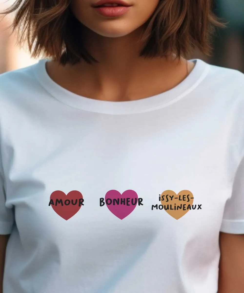 T-Shirt Amour bonheur Issy-les-Moulineaux