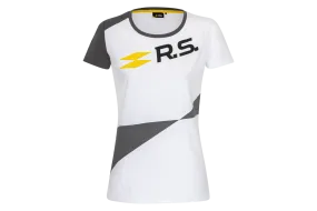 T shirt RENAULT SPORT blanc pour femme 