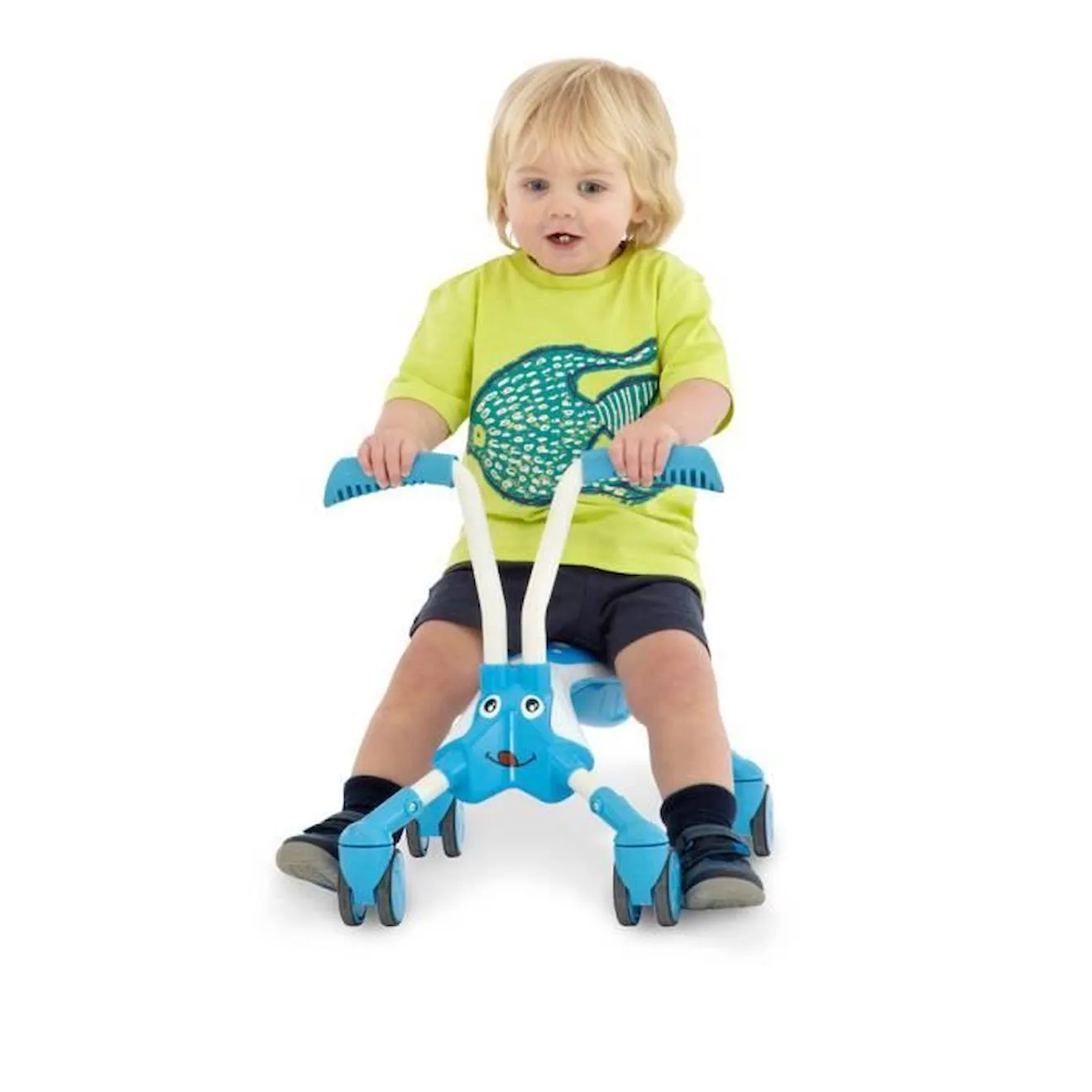Trotteur Scramblebug Tide 4 Roues blanc - The Bugs