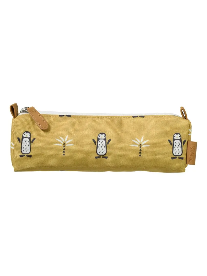 Trousse scolaire Pingouin - Jaune