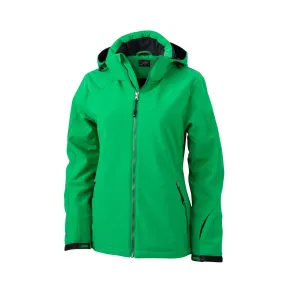 Veste softshell doublée - JN1053 - vert - Femme - Sports d'hiver - Ski 