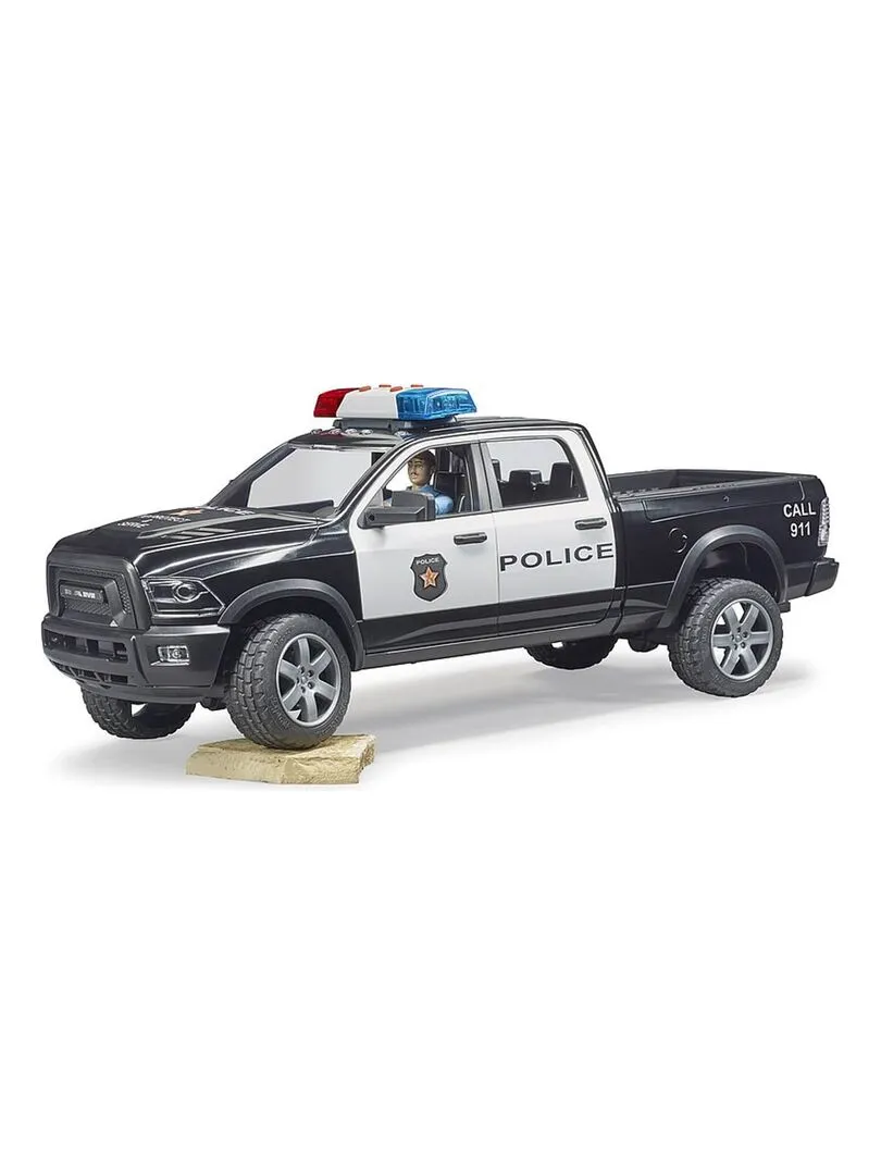 Véhicule de police : Pickup RAM 2500 avec figurine - N/A