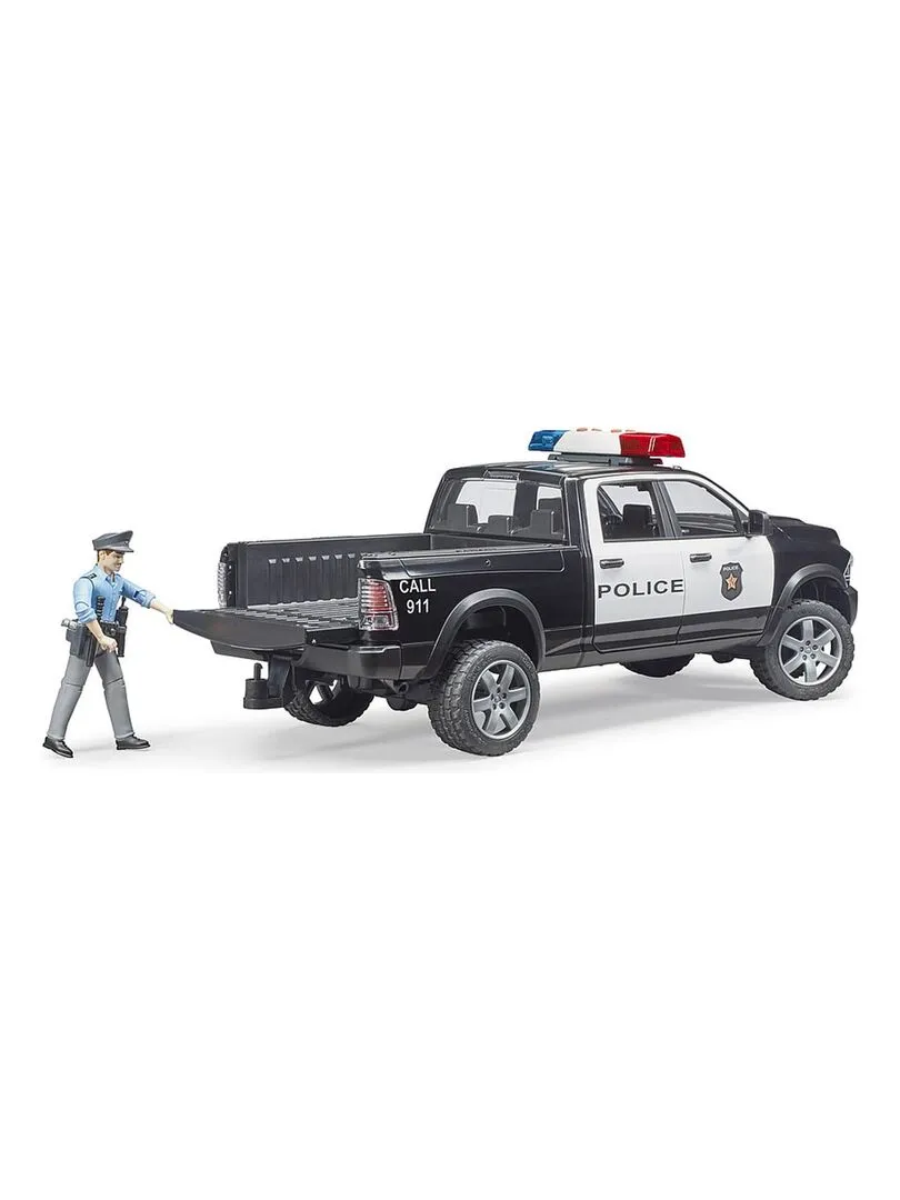 Véhicule de police : Pickup RAM 2500 avec figurine - N/A